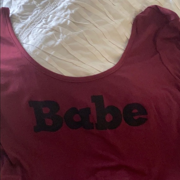 Bodysuit wine color - Picture 2 of 3